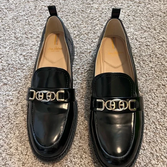 Sam Edelman Glossy Black Loafers - Picture 3 of 8
